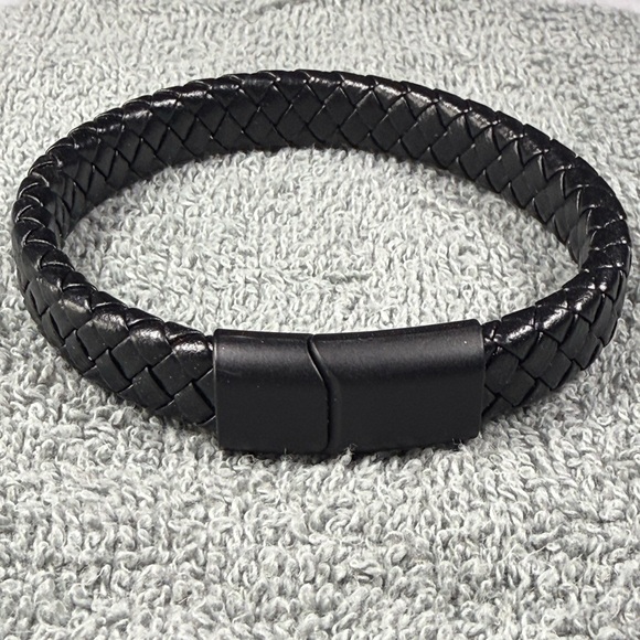 Leather Woven Rope Bracelet - Picture 2 of 2